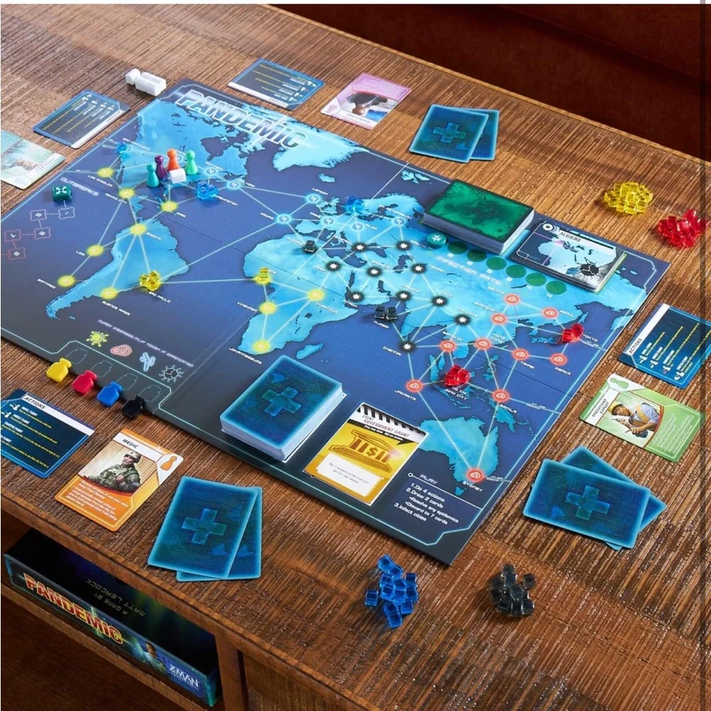 Pandemic Board Game (Base Game) | Cooperative‎ Board Game for Adults and Family